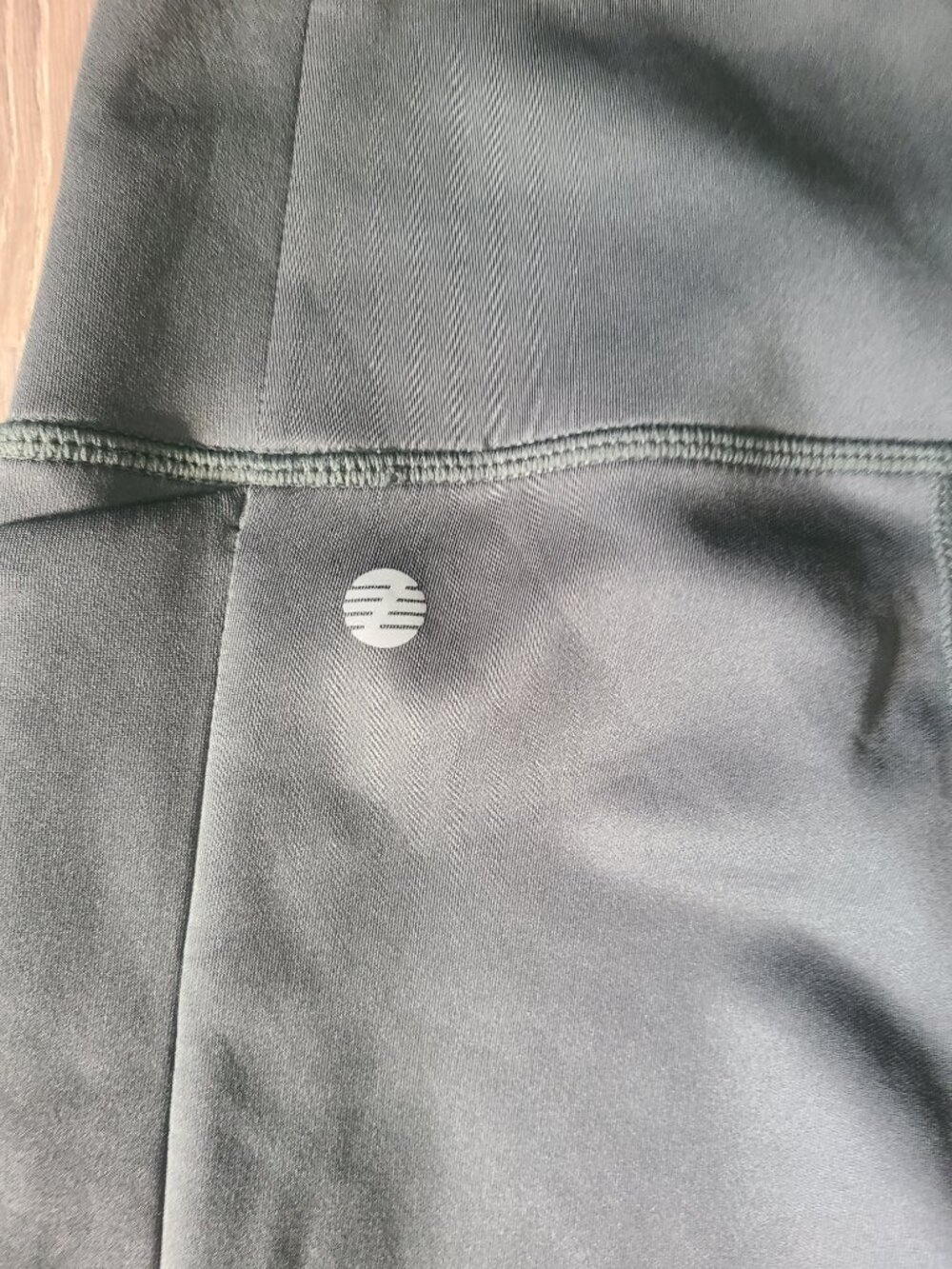 Z By Zella Aura High Waist 3-Pocket Ankle Split Leggings Olive Green- Size Small - Picture 7 of 8